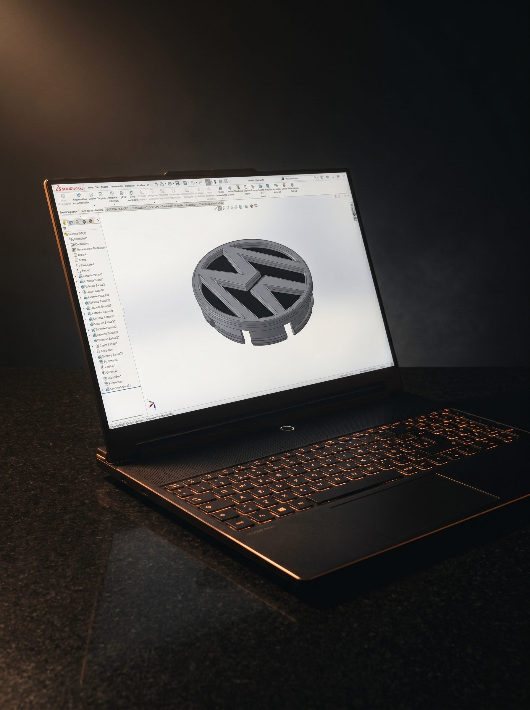 Diseñamos la pieza en